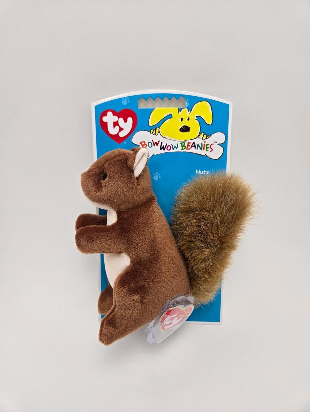 Ty Bow Wow Beanie Nuts the Squirrel! (5 inch)